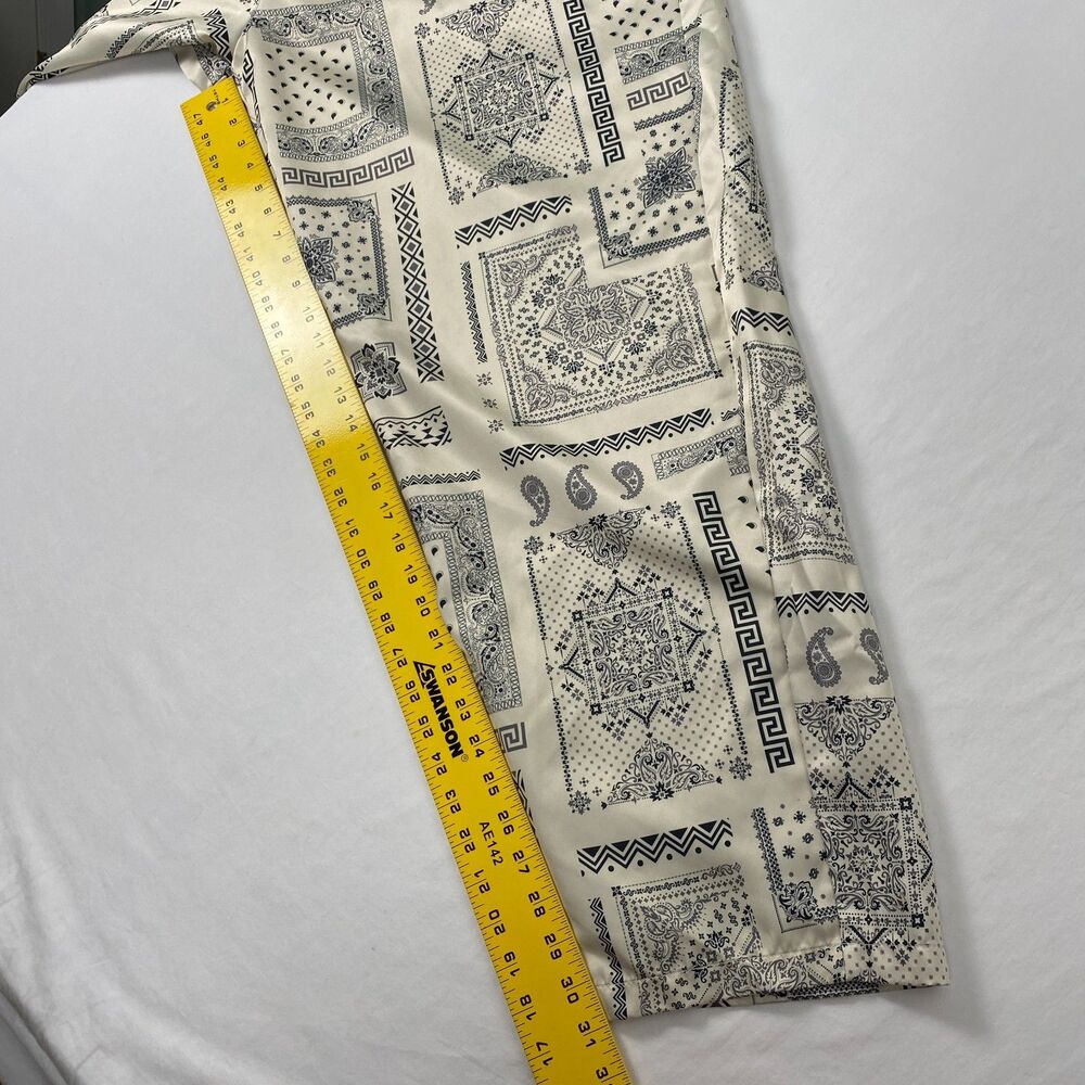 Dogg Supply Snoop Satin Wide Leg Lounge Pants Pull On Pockets Mens 3XL - Picture 10 of 12